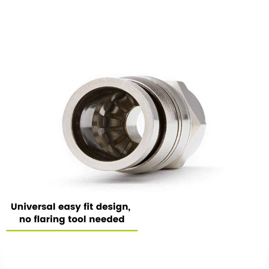 RG6 f connector, universal fit, front side, 50 piece