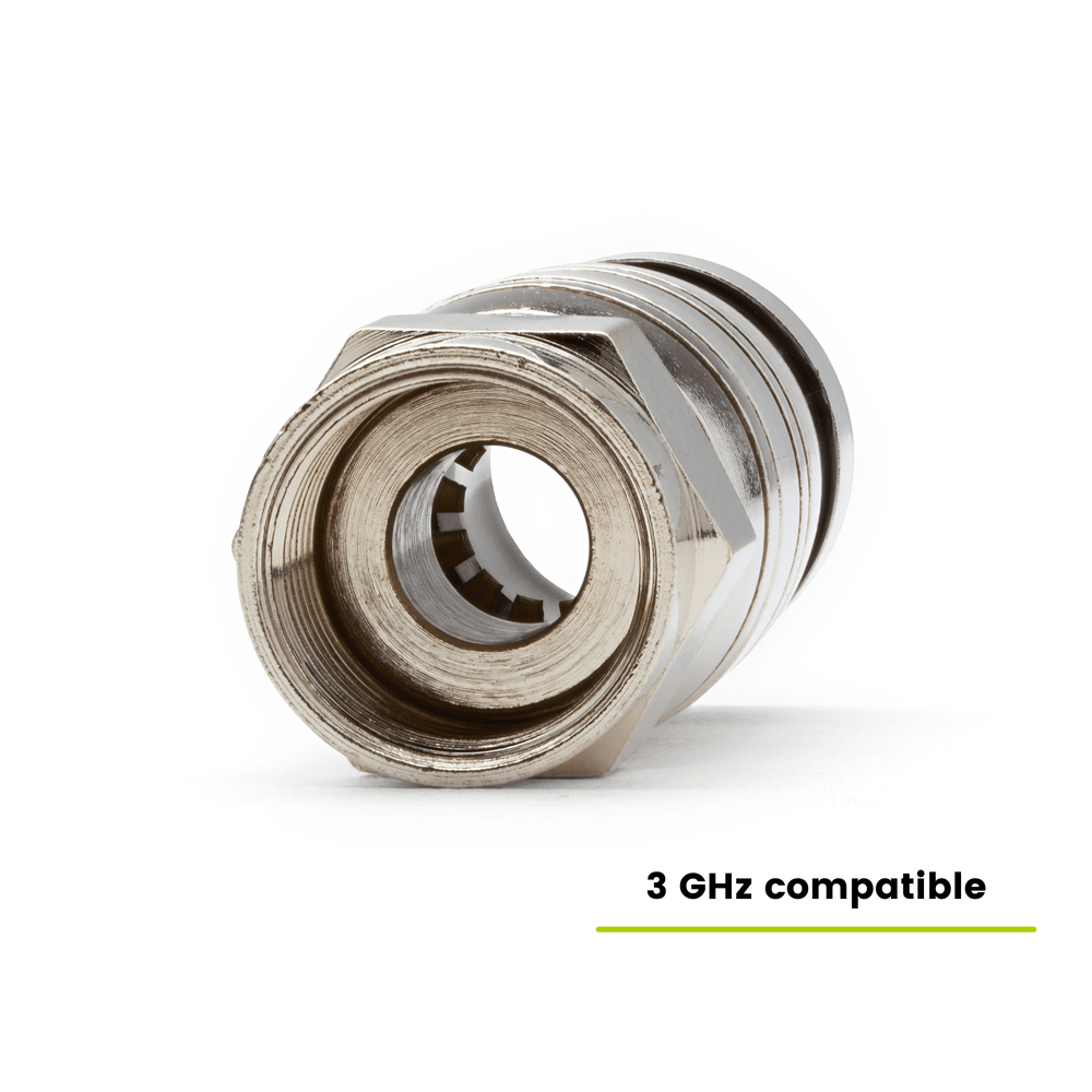 RG6 Compression F Connectors | trueCABLE RG6 Compression F Connectors | trueCABLE