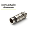 RG6 f connector, side, 20 piece