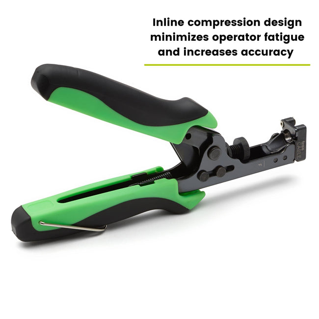 RG6 compression tool, open