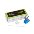 Cat5e Toolless Keystone Jack | Unshielded | 6pc | Packaging | Blue