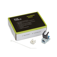 Cat5e Toolless Keystone Jack | Unshielded | 12pc | Packaging | Gray