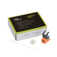 Cat5e Toolless Keystone Jack | Unshielded | 12pc | Orange
