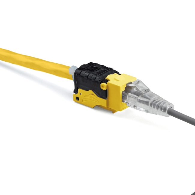 Cat6 Toolless Keystone Jack | Unshielded | 2pc | Yellow