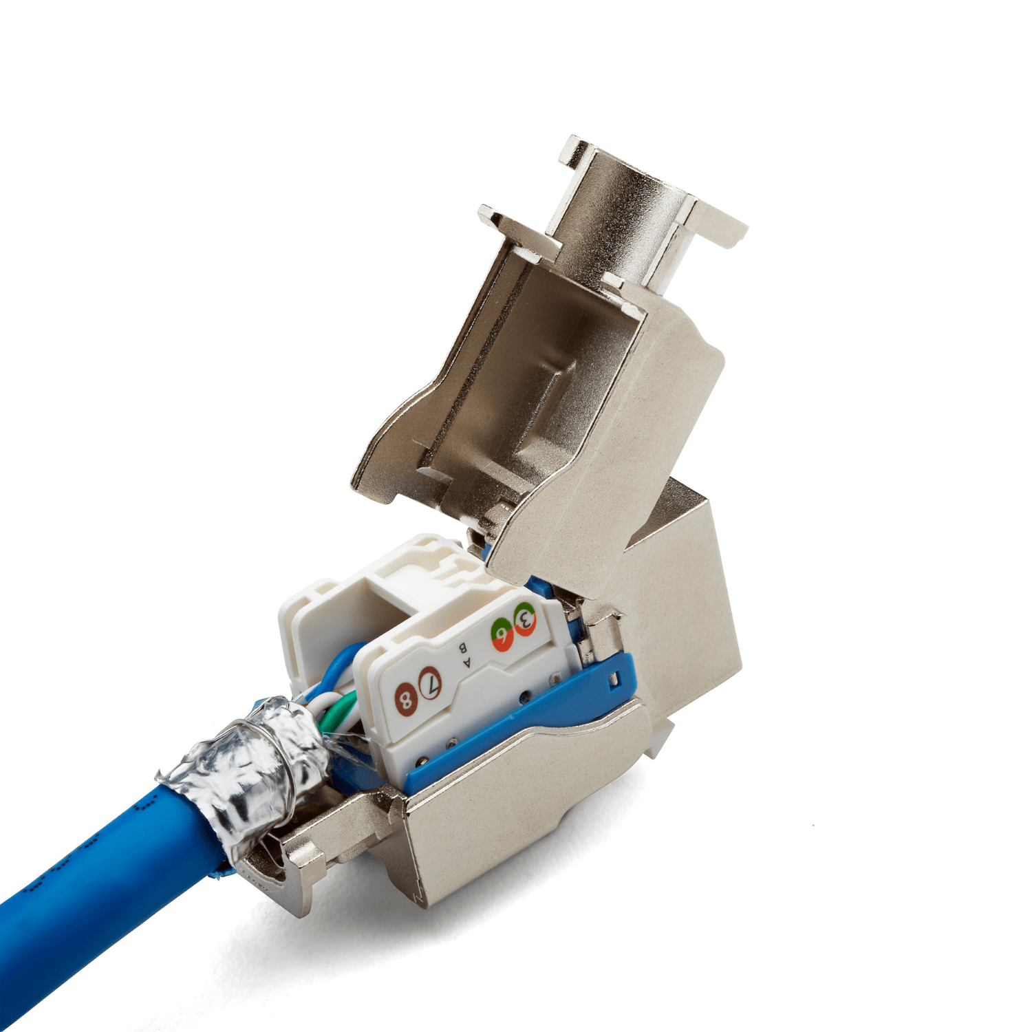 LOGILINK Câble réseau (RJ45) CAT6A S/FTP blanc 50M - Conrad