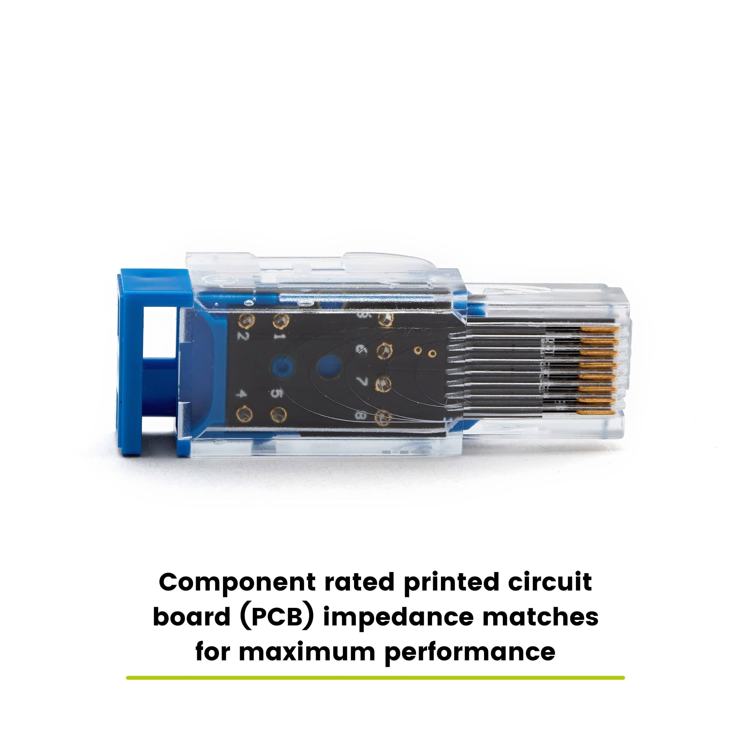 Cat6A Field Term Plug, Unshielded