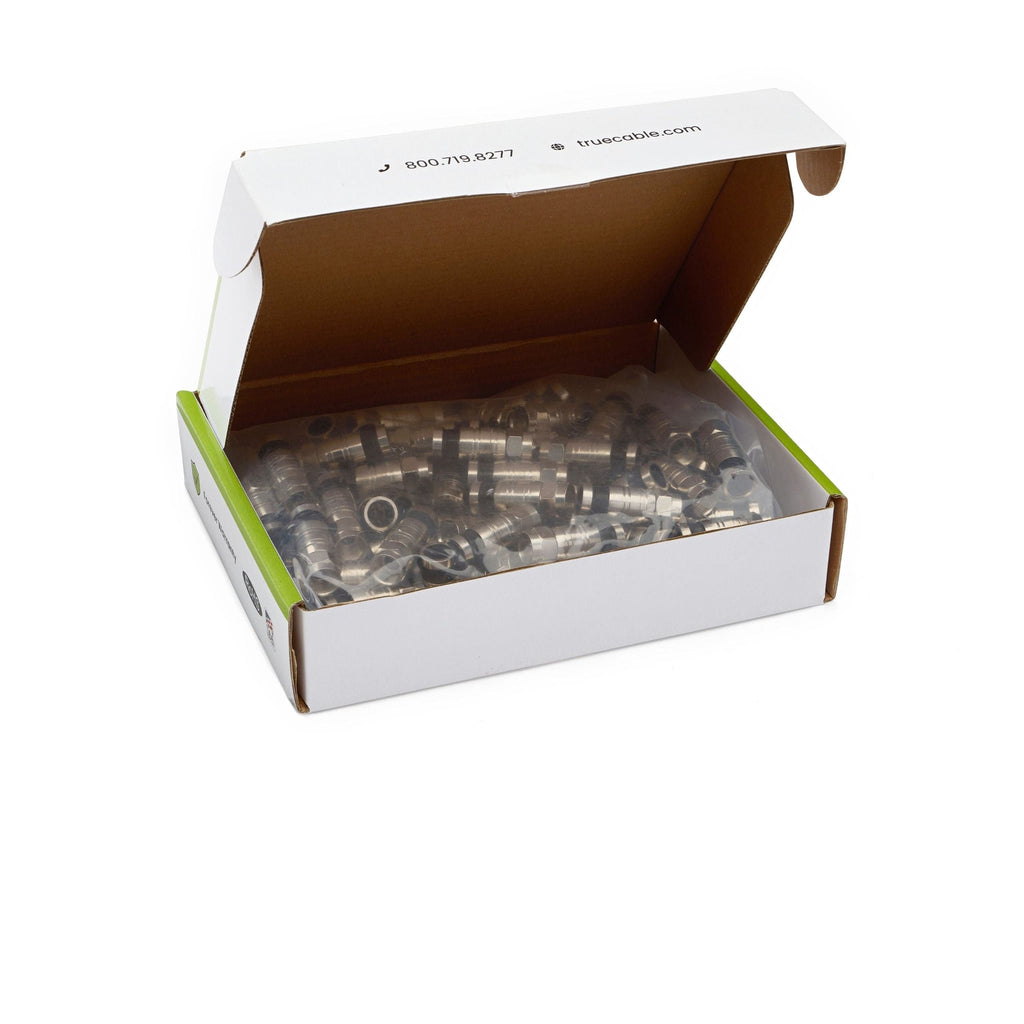 RG6 f connector, open box, 100 piece