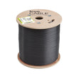 RG6 dual shield coax Riser black 500ft