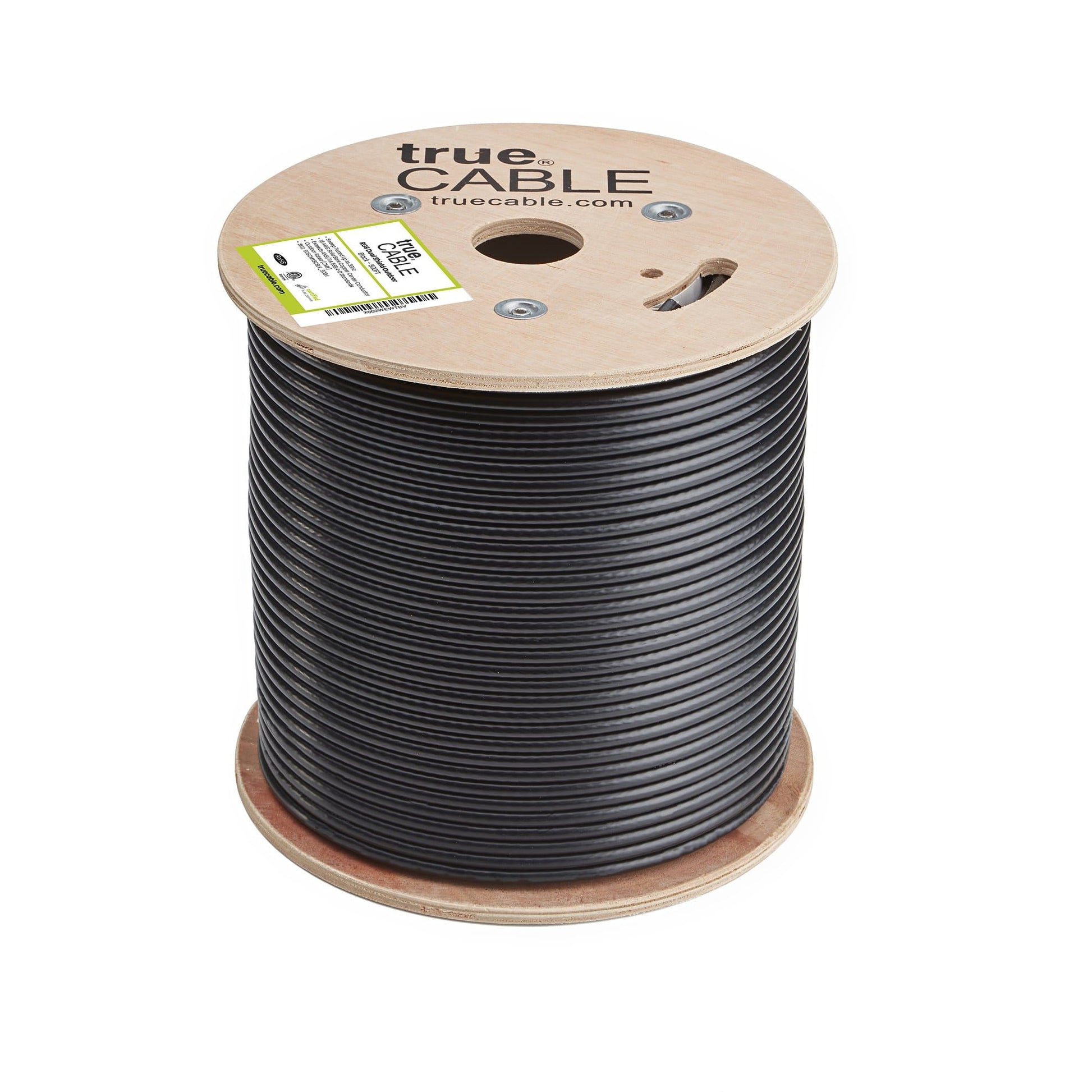 RG6 dual shield coax outdoor black 500ft