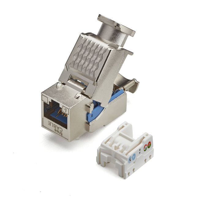Cat6 Toolless Keystone Jack | Shielded | 2pc | Packaging
