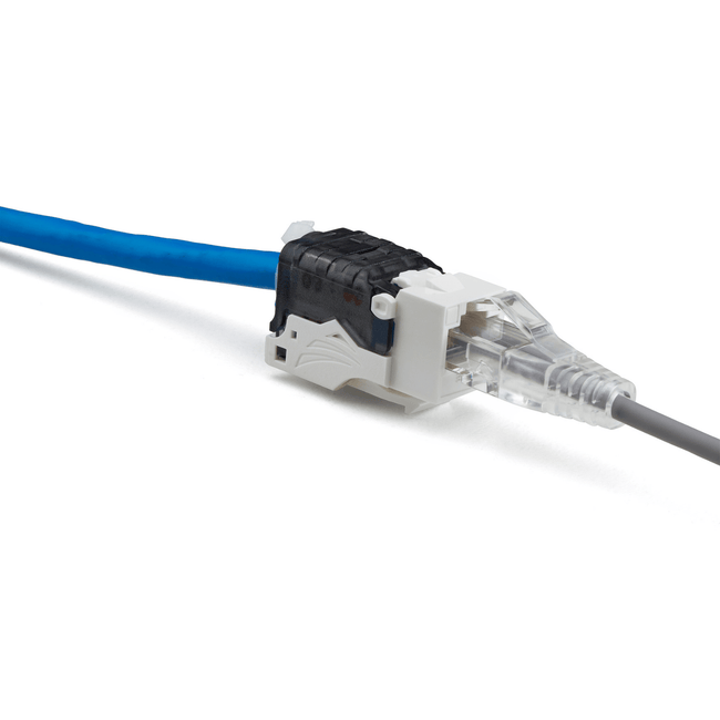 Cat6 Toolless Keystone Jack | Unshielded | 2pc | White