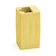 Cat6A Inline Coupler | Unshielded | Yellow | 2pc | standing up