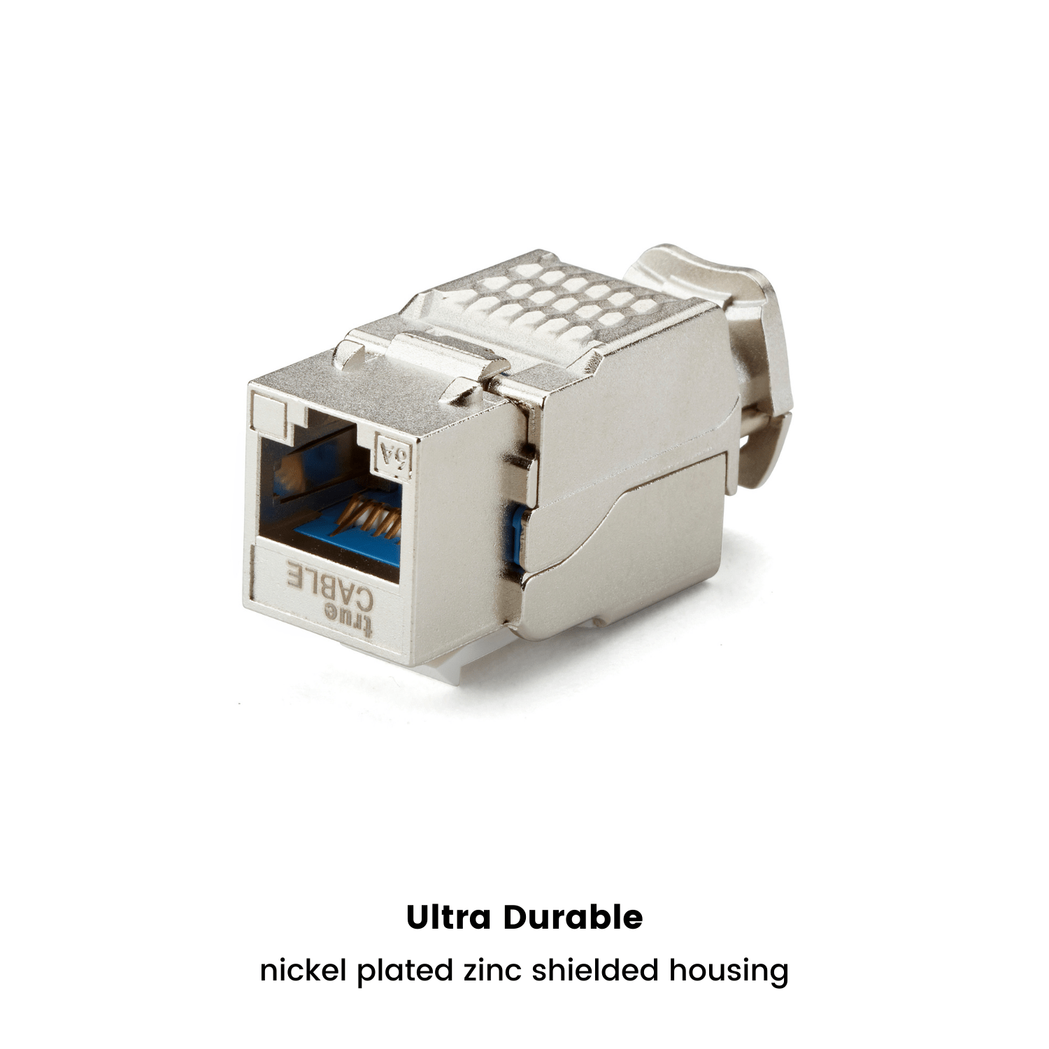 2x Cat6A Fiche de Réseau Prise Données Avec Keystone Jack