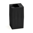 Cat6A Inline Coupler | Unshielded | Black | 2pc | standing up