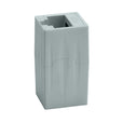 Cat6A Inline Coupler | Unshielded | Gray | 2pc | standing up