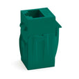 Cat6 Keystone Jack Coupler | Unshielded | Green | 2 Piece | standing up