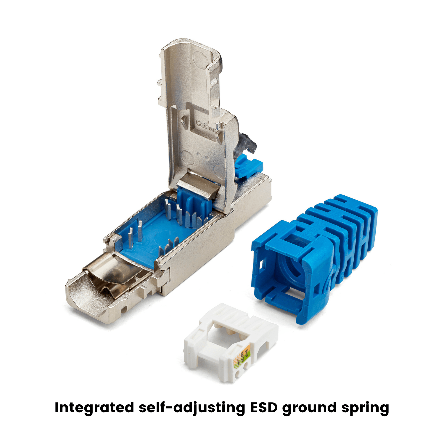 Cat6A Field Term Plug, Shielded