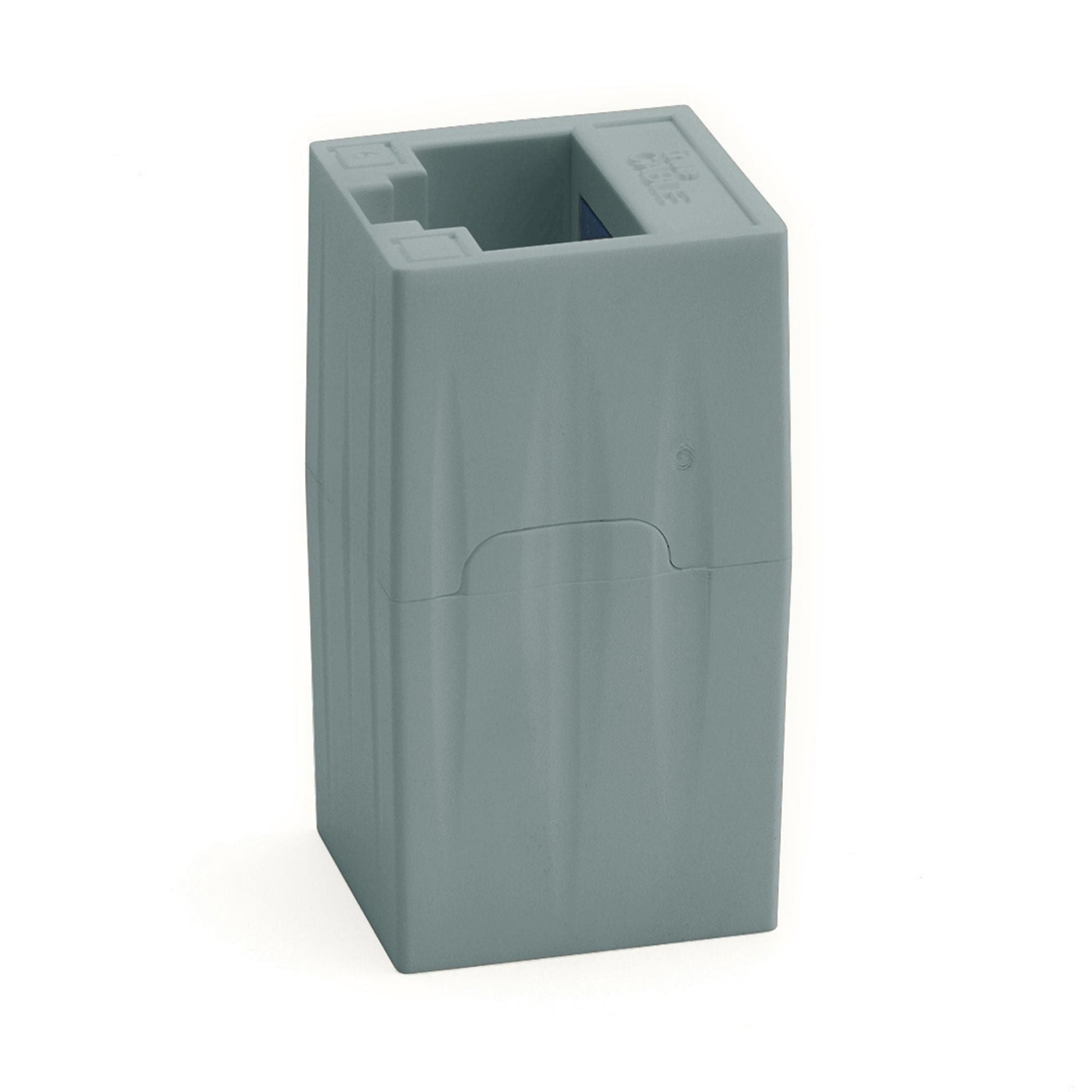 Cat6 Inline Coupler | Unshielded | Gray | 6pc | standing up