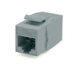 Cat6 Keystone Jack Coupler | Unshielded | Gray | 12 Piece | front