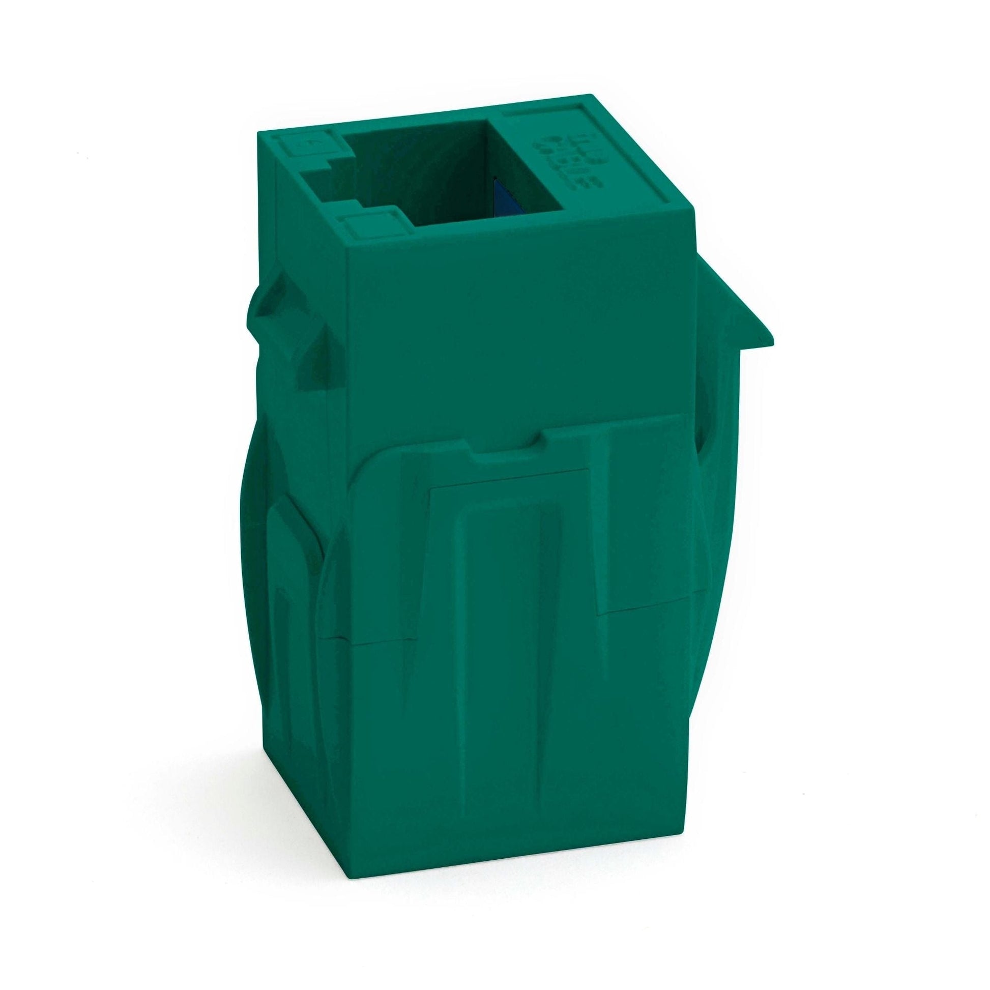 Cat6 Keystone Jack Coupler | Unshielded | Green | 6 Piece | standing up