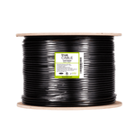 Cat6 Outdoor | Unshielded | 1000ft | Black