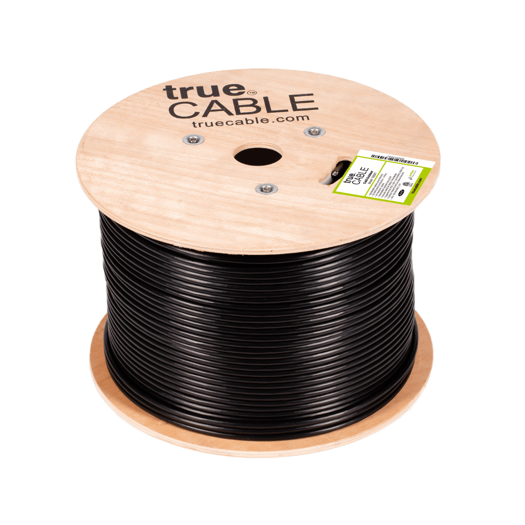 Cat6 Outdoor | Unshielded | 1000ft | Black