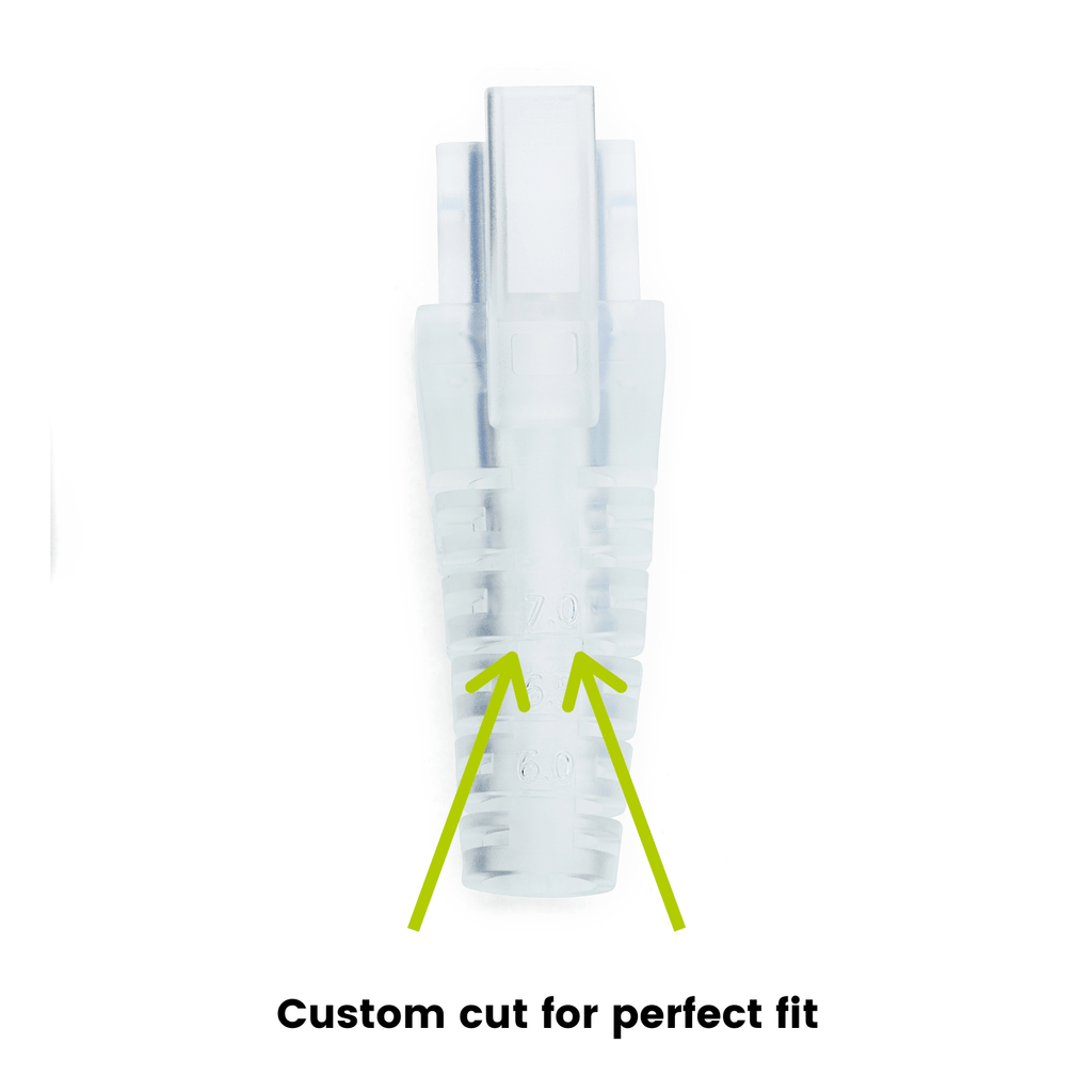 Cut-to-Fit RJ45 Strain Relief Boot | Large | 100pc | Custom Cut