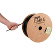 cat5e hand pulling Ethernet cable reel 