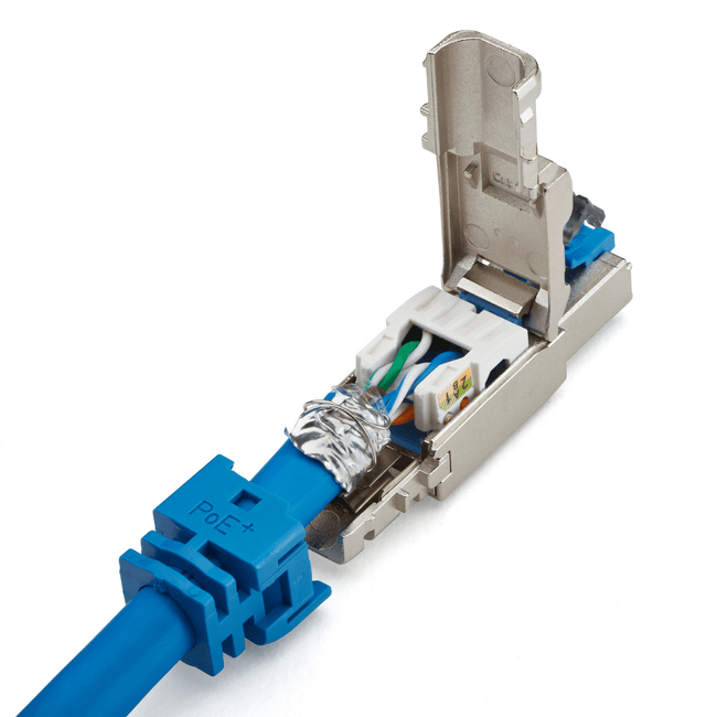 trueCABLE | Cat6A Field Term Plug | 12pc | Seated