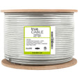 Cat6 Riser Ethernet Cable White 500ft reel front