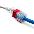 Cat6 Punch Down Keystone Jack | Unshielded | 12pc | Packaging | Red