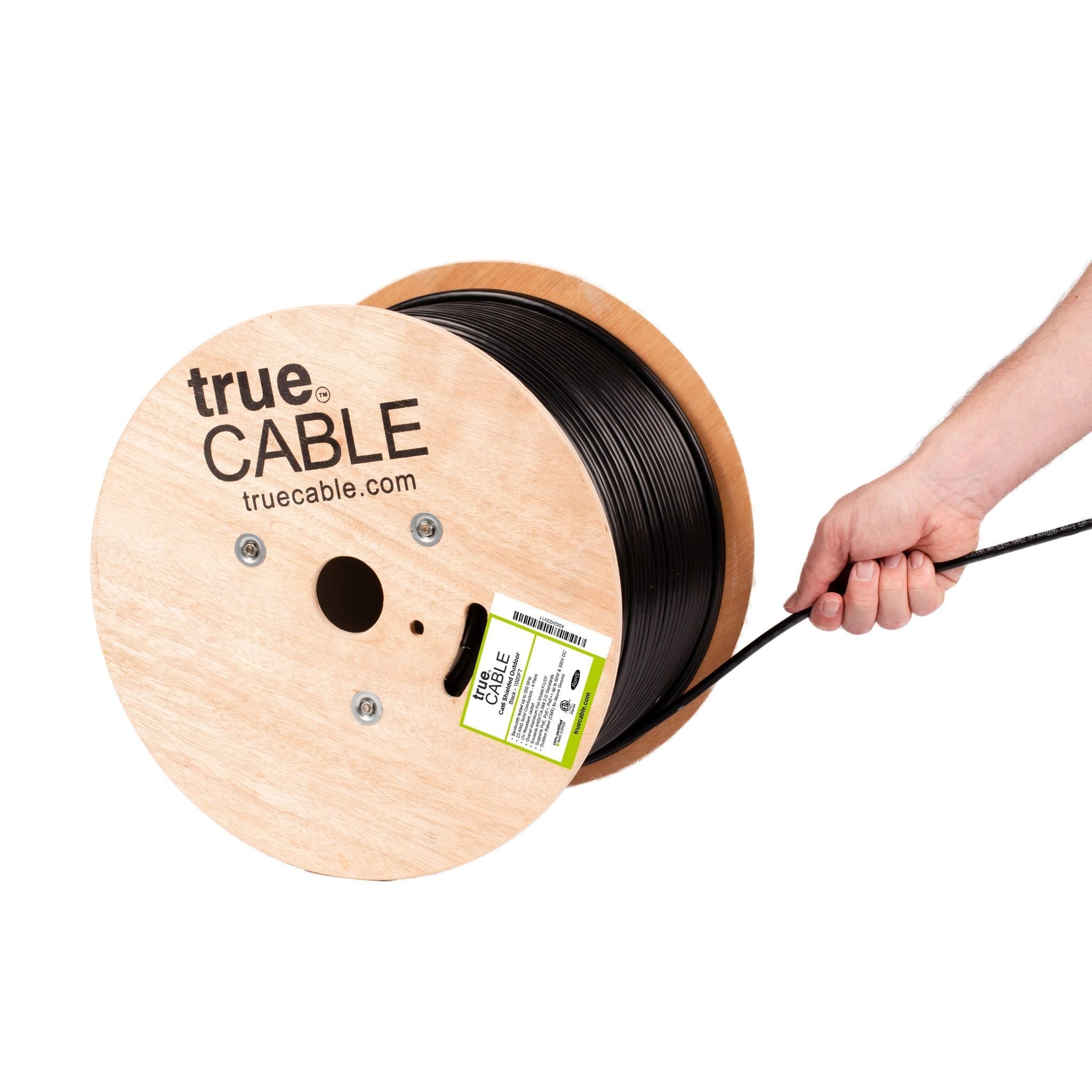 trueCABLE Wire and Cable Caddy with Wheels and Pull Strap, Industrial Grade  Steel Wire Dispenser, Holds Cable Reels Up to 20 Diameter and 100 lb