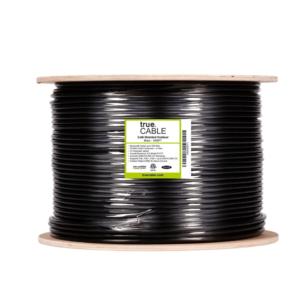 Outdoor Cat6 Shielded Ethernet Cable | trueCABLE (Free Shipping)