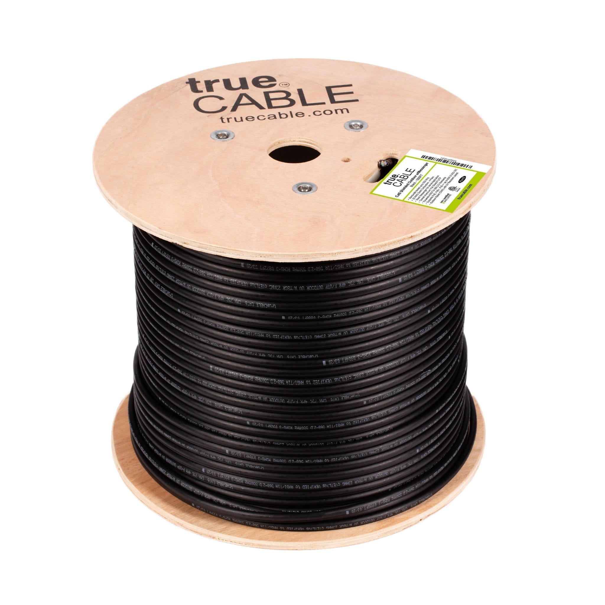 Velkommen Land Forebyggelse Cat6 Aerial Outdoor Ethernet Cable with Messenger | trueCABLE