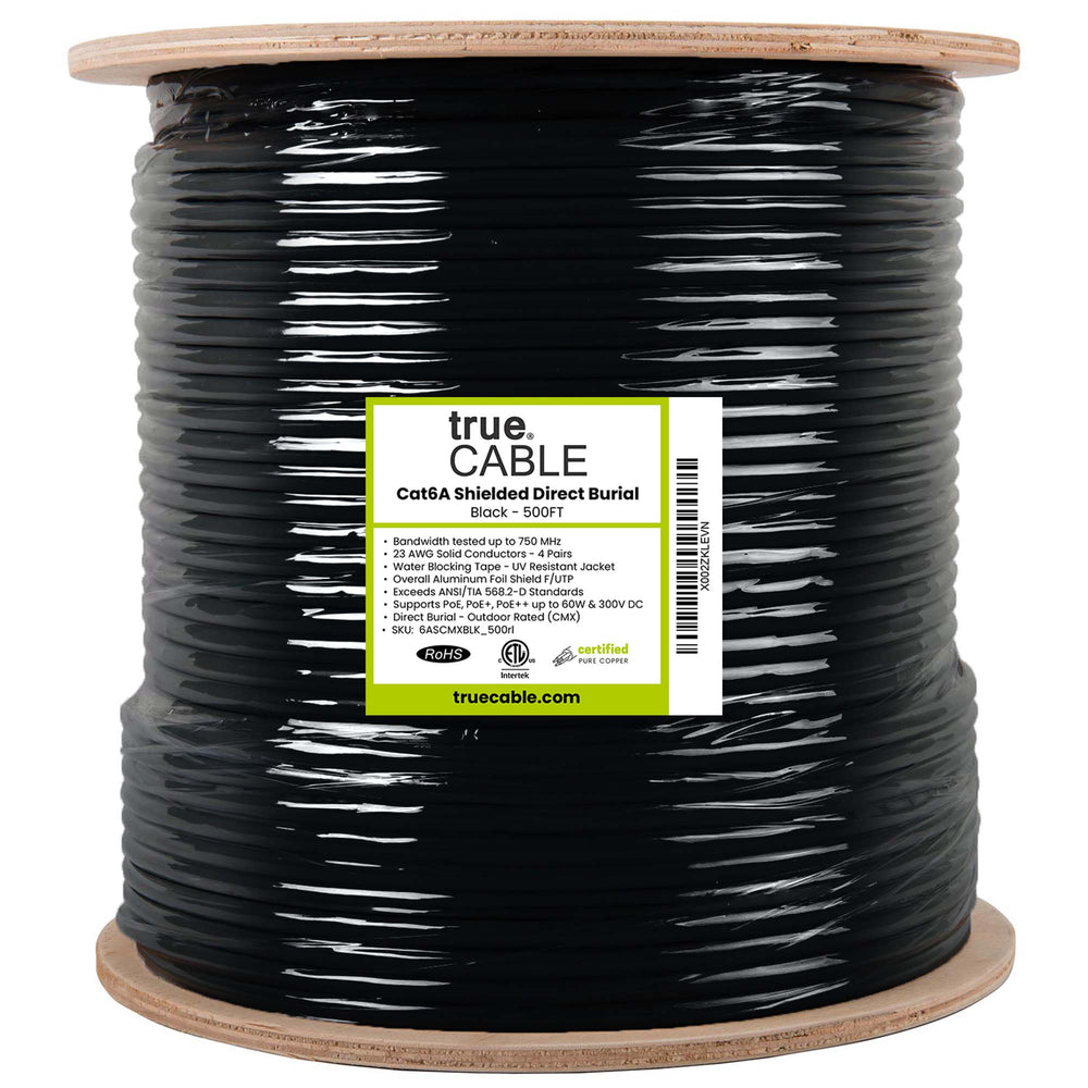 Cat6A Direct Burial Cable Shielded trueCABLE