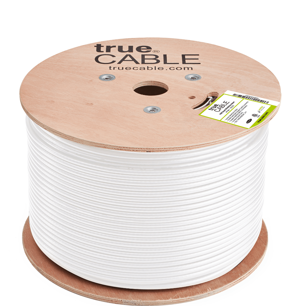 RG6 l Dual Shield Coax l Outdoor l White l 1000ft