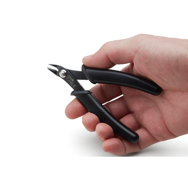 Flush Cutter Hand Holding