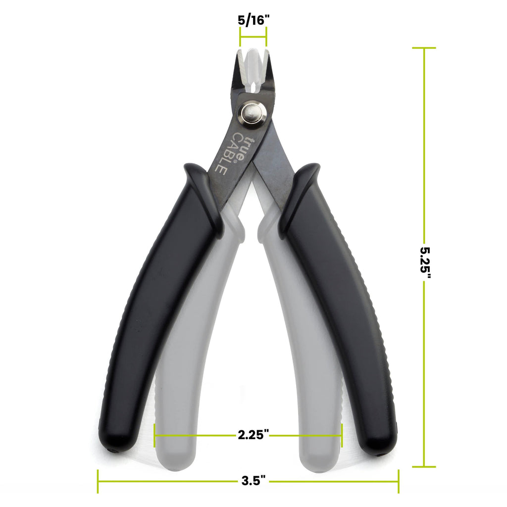 Brueder Mannesmann M10820 Electronic Wire Clippers – 125mm Spring-Loaded Cutting Pliers