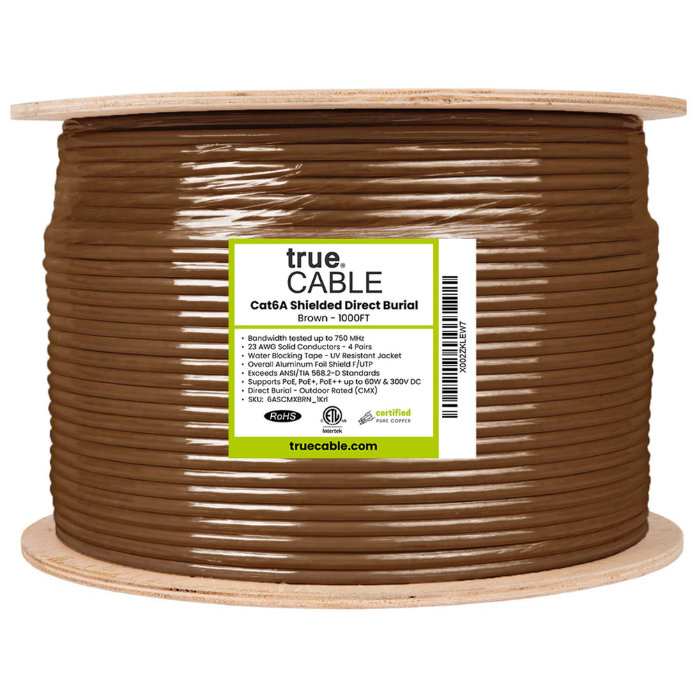 Cat6A Direct Burial Ethernet Cable Shielded | trueCABLE