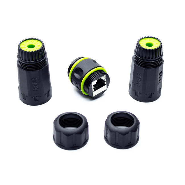 Cat6 Waterproof couplers, 5 pack 