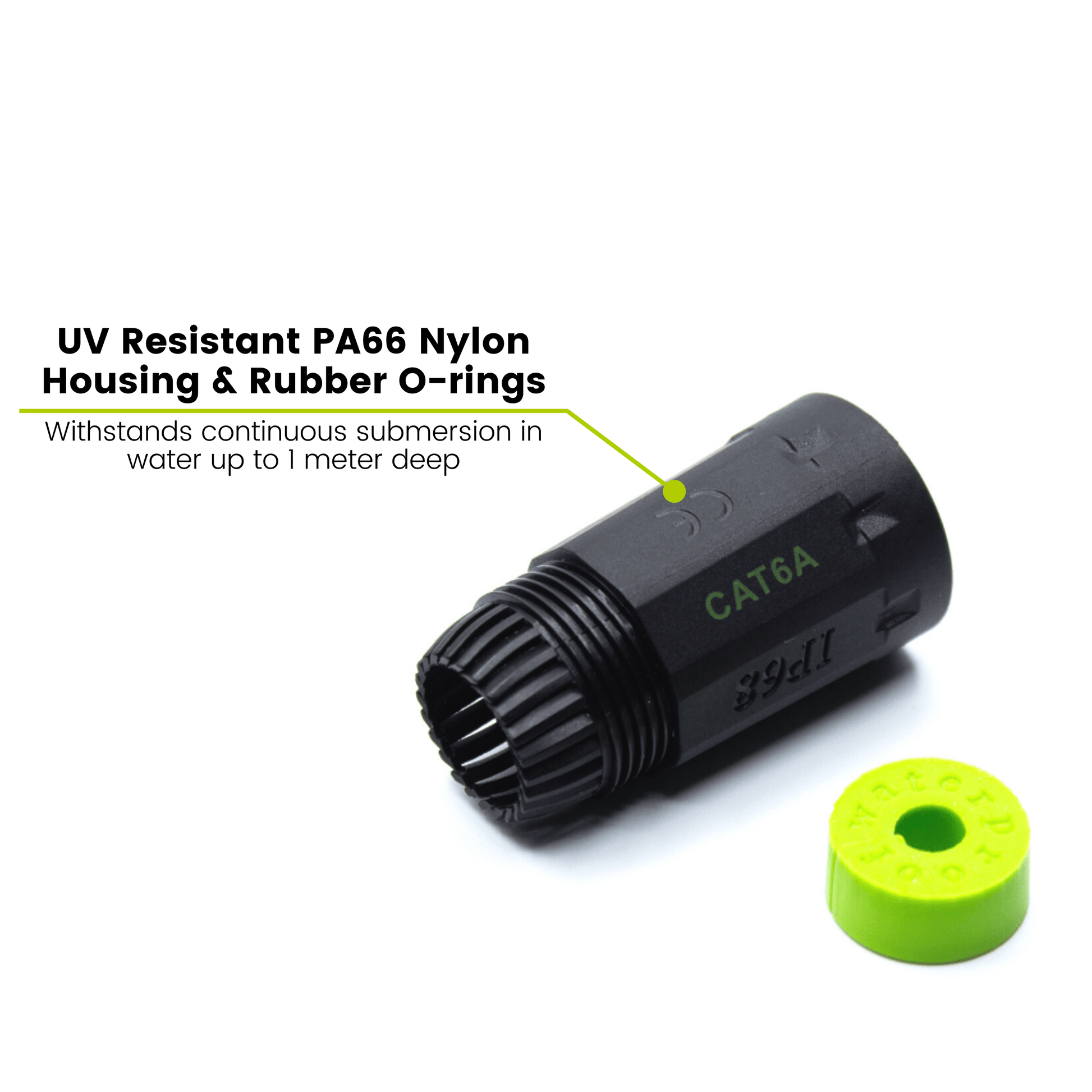 Cat6A Waterproof Couplers | Shielded | Diagram