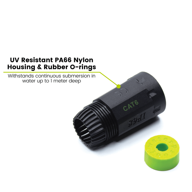 Cat6 Waterproof couplers, 5 pack 