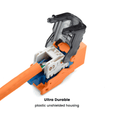 Cat6A Toolless Keystone Jack | Unshielded | 2pc | Orange