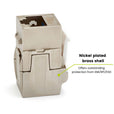 Cat6 Keystone Jack Coupler | Shielded | 2pc | nickel plated brass shell