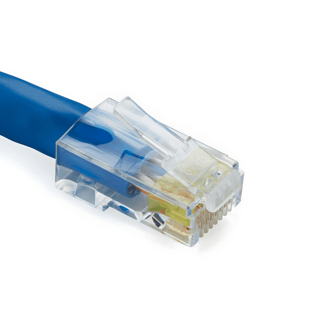 Cat6 Cat6A Standard RJ45 Connectors | Unshielded | 50pc | terminated