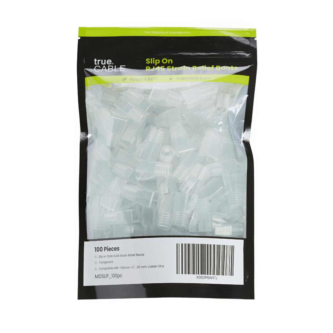 Slip On RJ45 Strain Relief Boot | Medium | 100pc | Packaging
