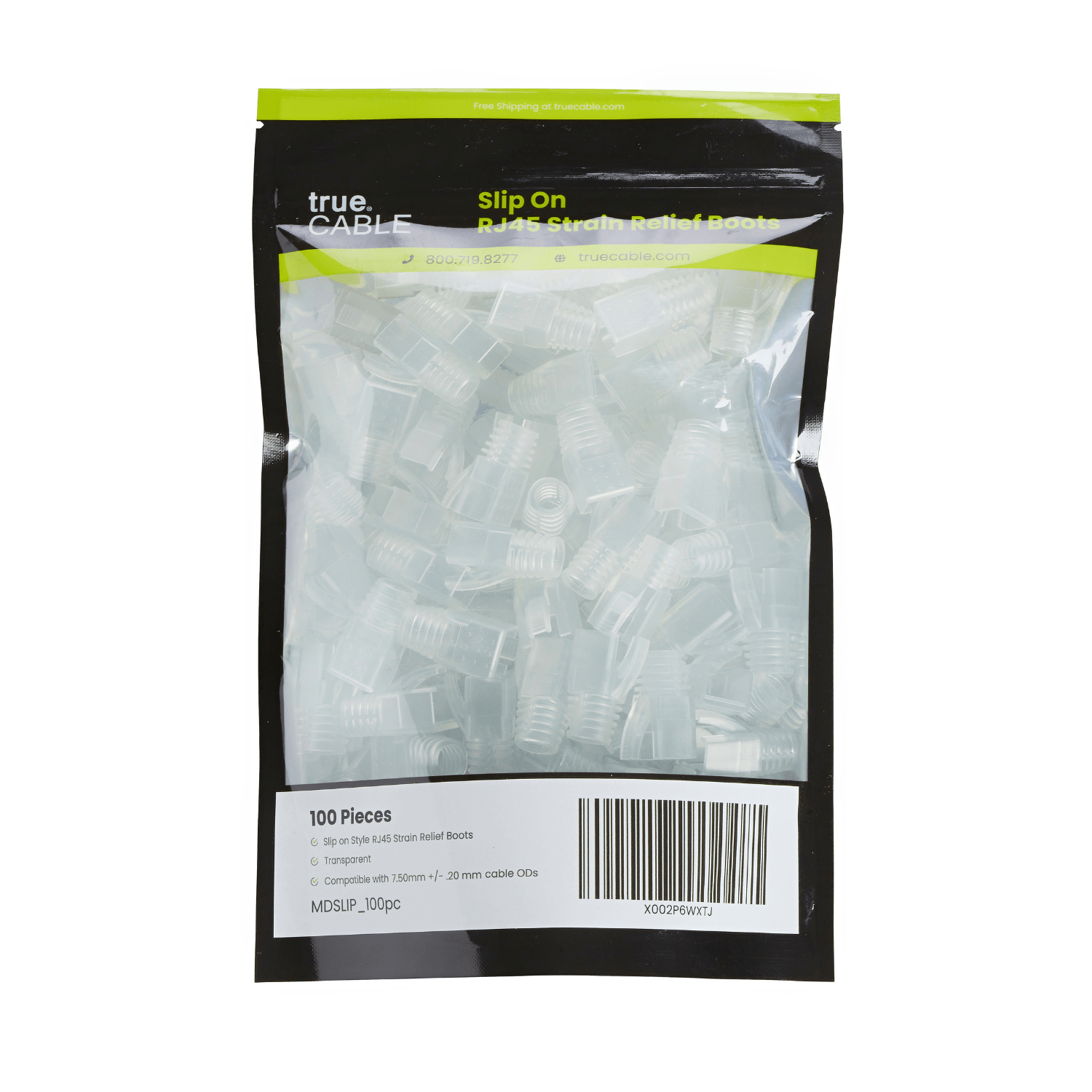 Slip On RJ45 Strain Relief Boot | Medium | 100pc | Packaging