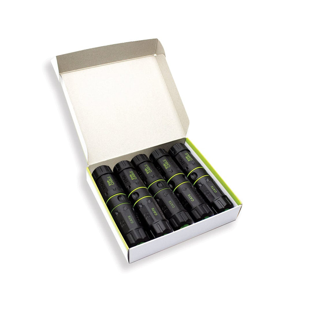 Cat6 Waterproof couplers, 5 pack