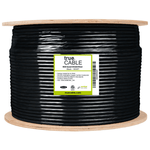 RG6 Quad Shield Riser Black 1000ft