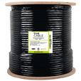 RG6 Quad Shield Riser Black 500ft